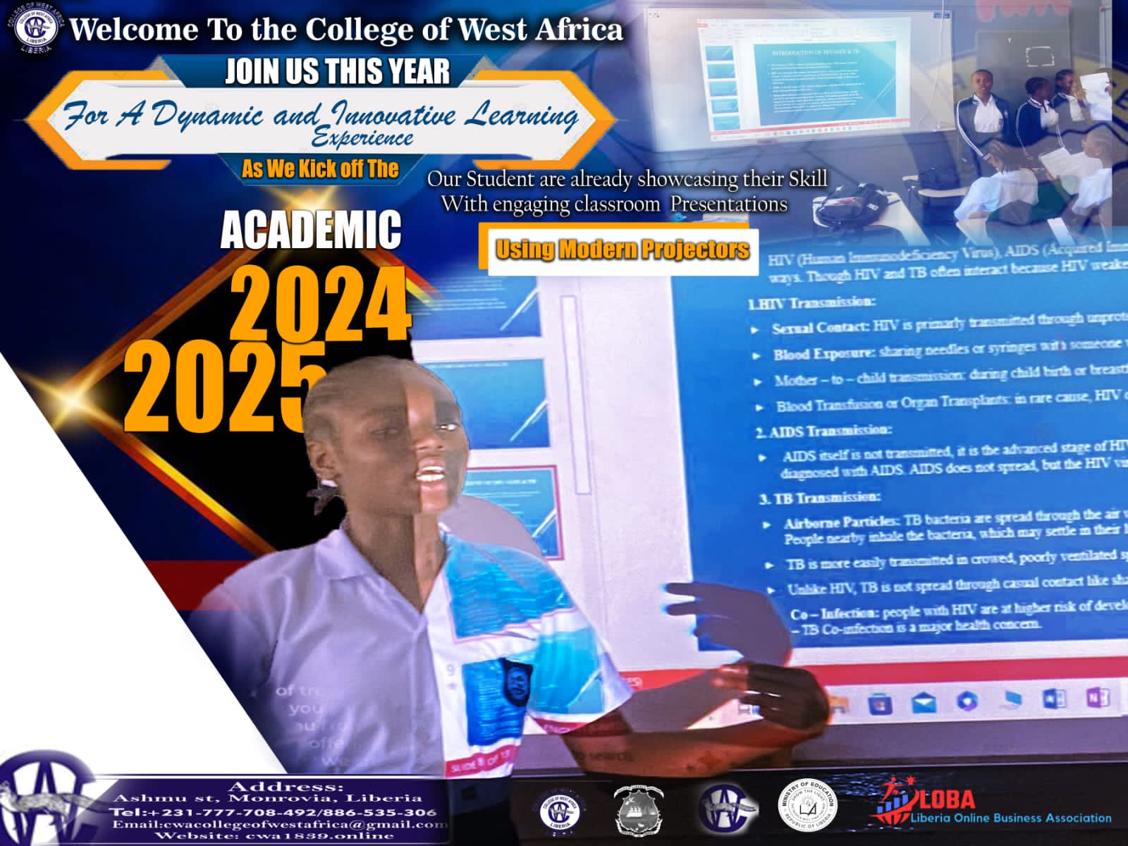 Welcome to the 2024-2025 Academic Year at the College of West Africa! 1