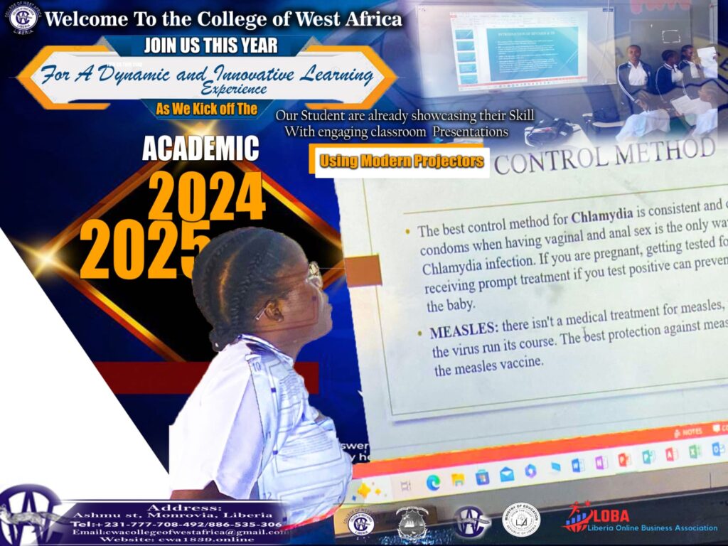 Welcome to the 2024-2025 Academic Year at the College of West Africa! 4